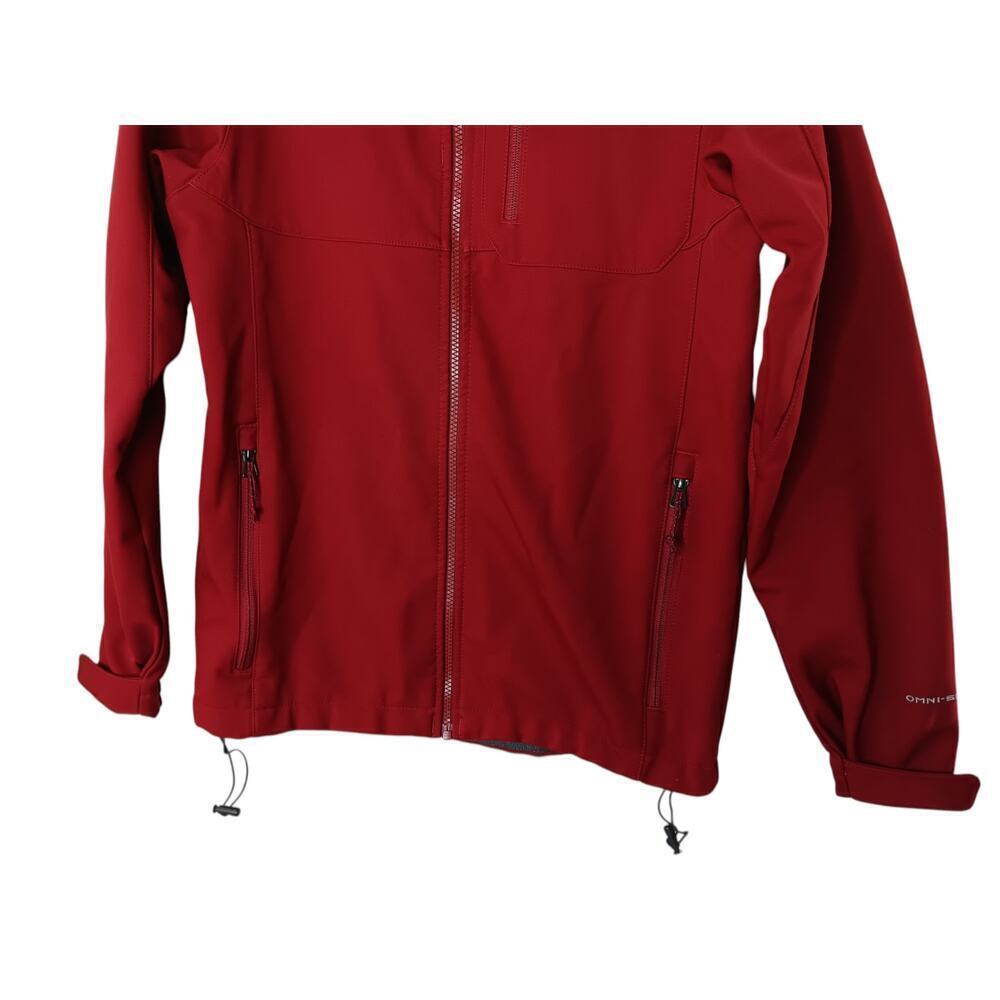 Columbia Red Omni-Shield Softshell Jacket Women’s Small Wind Water Resistant - Picture 3 of 16